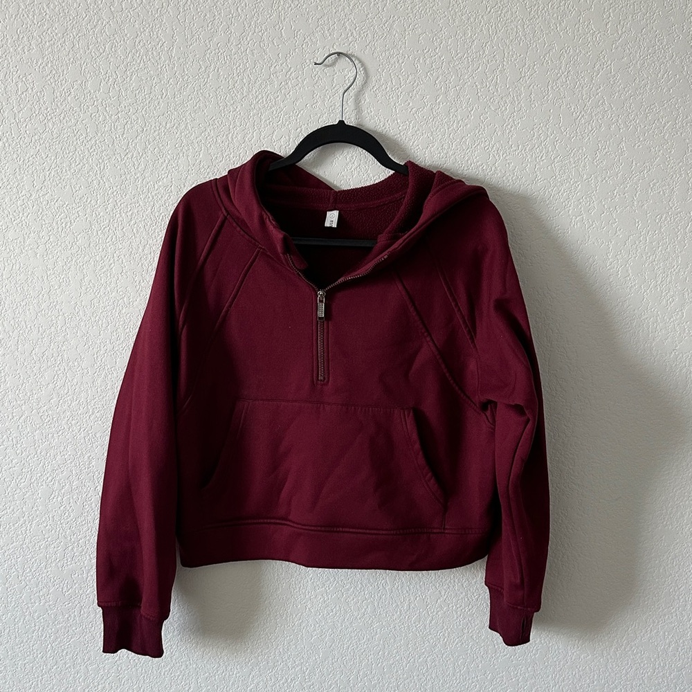 Burgundy Crew Neck Sweater